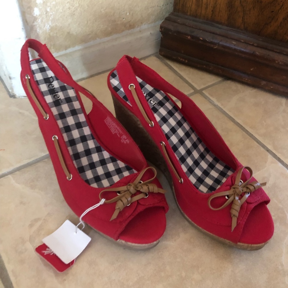Slingback cork sandals